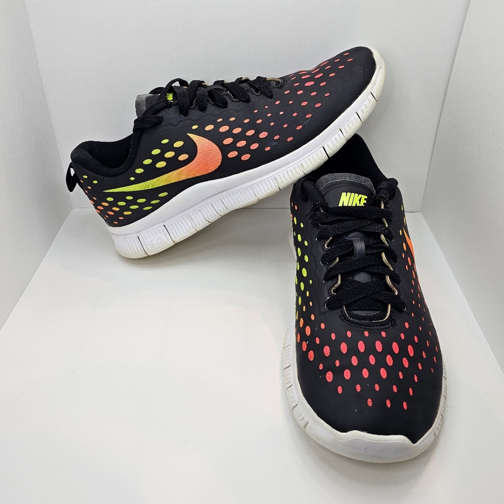 🌸2 For $15🌸 Nike Free Express Black/Multi - US Size 5Y (Women's 6.5) Sneakers